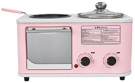 Elektrische 3 In 1 Huishoudelijke Ontbijt Machine Mini Brood Broodrooster Bakken Oven Omelet Koekenpan Pot Ketel Voedsel Stoomboot eu UK