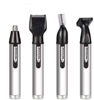 Elektrische 4 In 1 Neus Tondeuse Mannen Baard Trimer Oor Neus Tondeuse Haar Scheermes Epilator Remover Ontharing trimmers