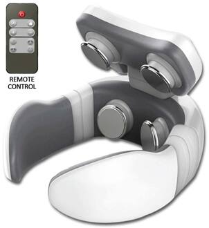 Elektrische 4D Smart Hals Massager 6 Hoofd Pulse Halswervel Massager Body Relax Pijnbestrijding Gezondheidszorg Massage Machine Oranje