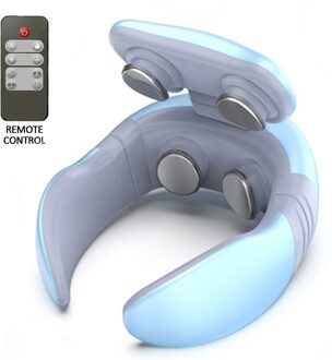 Elektrische 4D Smart Hals Massager 6 Hoofd Pulse Halswervel Massager Body Relax Pijnbestrijding Gezondheidszorg Massage Machine Rood