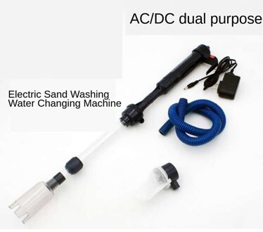 Elektrische Aquarium Bodemreinigers Syphon Fish Tank Pomp Water Veranderen Eu Plug
