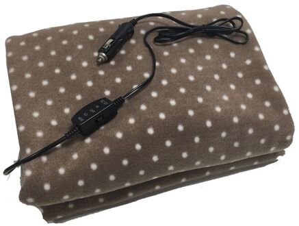 Elektrische Auto Deken Verwarmd 12V Fleece Reizen Gooi Deken Winter Camping Trip Q1QC