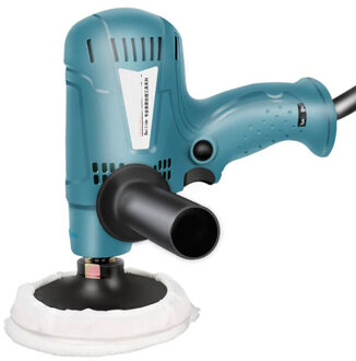 Elektrische Auto Polijstmachine Variabele 6-Speed 600W 900-4500 rpm, auto Buffer Sander Waxer Buffing Tool Volledig Koperen Motor met Bonnet Pad