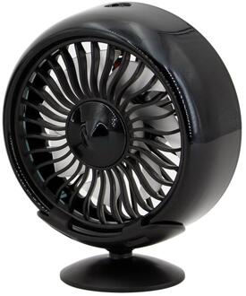 Elektrische Auto Ventilator Usb 3 Speed Auto Auto Zomer Koeling Air Circulatiepomp Fan Airconditioner Adhesive Dashboard L1 zwart