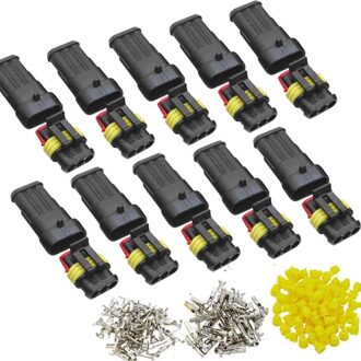 Elektrische Auto Wire Connector,10 Kit Manier Mannelijke En Vrouwelijke Waterdichte stijl 2