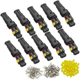 Elektrische Auto Wire Connector,10 Kit Manier Mannelijke En Vrouwelijke Waterdichte stijl 3