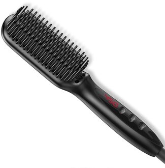 Elektrische Baard Stijltang Stijltang Borstel Multifunctionele Mannen Quick Verwarming Baard Rechttrekken Kam Hair Styling Kam VS