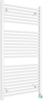 Elektrische Badkamer 1200x600mm radiator Best-Design Wit Glans wit