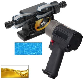 Elektrische Boor Pomp Zelfaanzuigende Transfer Pompen Olie Vloeistof Waterpomp Draagbare 8mm Ronde Schacht Zware Self- priming Hand