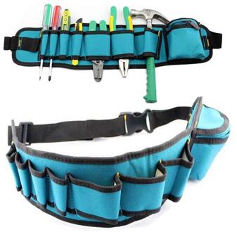 Elektrische Boor Riem Opslag Gesp Taille Riem Opknoping Tool Case Organizer Voor Moersleutel Hamer Schroevendraaier Heuptas 02
