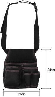 Elektrische Boor Riem Opslag Gesp Taille Riem Opknoping Tool Case Organizer Voor Moersleutel Hamer Schroevendraaier Heuptas 06