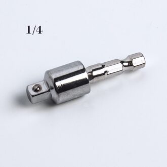 Elektrische Boor Socket Adapter Voor Impact Driver Met Hex Shank Vierkante Socket Boren Draaibaar Extension 1/4 "3/8" 1/2" 0.25duim