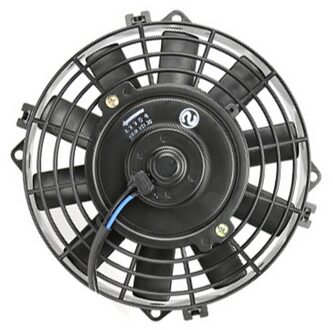 Elektrische Condensator voor Straat/Rat Staaf Klassieke Spier Auto Koelventilator Zwart 8 inch 12 V Universele auto airconditioning systeem