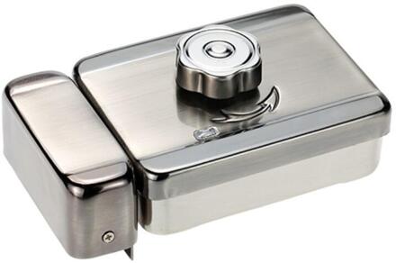 Elektrische DC12V Mute Slot Voor Toegangscontrole Systeem En Home Security Elektrische Metalen Stille-Modus Lock Deur Controller button lock