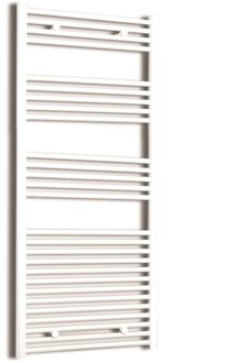 Elektrische Design Radiator Sanicare Plug & Play 172x45 cm Wit 920 Watt Met Chroom Thermostaat Links