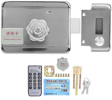 Elektrische Deurvergrendeling Rvs Id-kaart Toegangscontrole Systeem Met Afstandsbediening Elektrische Conversie Kit Deurslot