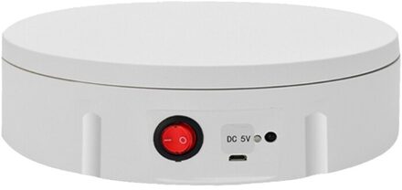 Elektrische Draaitafel Display Stand 360 Graden Roterende Tafel Horloge Sieraden Houder Q84D Donkergrijs