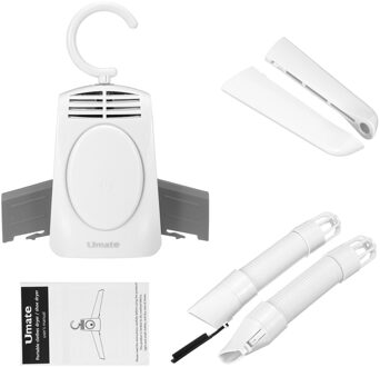 Elektrische Droogrek Smart Hang Wasdroger Draagbare Outdoor Reizen Mini Vouwen Beschikbaar Kleding + Schoenen Heater licht grijs / UK