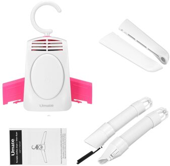 Elektrische Droogrek Smart Hang Wasdroger Draagbare Outdoor Reizen Mini Vouwen Beschikbaar Kleding + Schoenen Heater Roze / Au