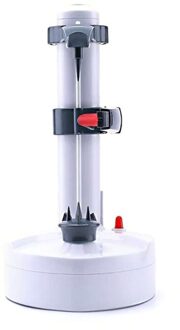 Elektrische Dunschiller Multifunctionele Voor Groenten En Fruit Dunschiller Automatische Rvs Aardappel Cutter Machine Keuken Zwart wit