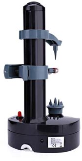 Elektrische Dunschiller Multifunctionele Voor Groenten En Fruit Dunschiller Automatische Rvs Aardappel Cutter Machine Keuken Zwart