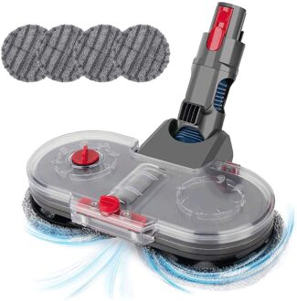 Elektrische Dweilen Stofzuiger Borstel En Cleaner Reinigingsdoekje Voor Dyson V7 V8 V10 V11 Vervangbare Onderdelen Met Water Tank Set