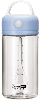 Elektrische Eiwit Shaker Fles Vrouwen Automatische Zelf Roeren Cup Kleine Reizen Koffie Mok Mengen Drink Mixer Voor Keuken blauw
