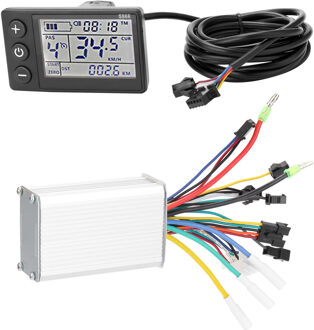 Elektrische Fiets Controller 24V/36V/48V 250W/350W Borstelloze Controller Met Lcd display Voor Elektrische Fiets E-Bike Scooter 36V-60V