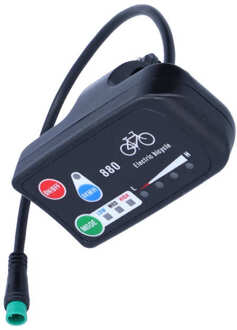 Elektrische Fiets Display Meter Elektrische Fiets Voor Kt‑ LED880 Display E‑bike 36V 48V Display Meter E‑bike Accessoires