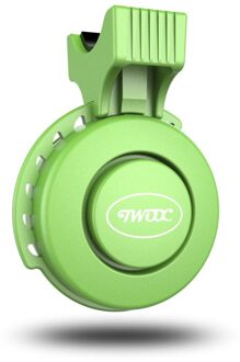 Elektrische Fiets Hoorn Elektronische Fietsbel 120dB Waterdichte 4 Geluid Modi Mini Usb Oplaadbare Bike Hoorn Voor Mountainbike, bmx groen