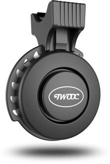 Elektrische Fiets Hoorn Elektronische Fietsbel 120dB Waterdichte 4 Geluid Modi Mini Usb Oplaadbare Bike Hoorn Voor Mountainbike, bmx zwart