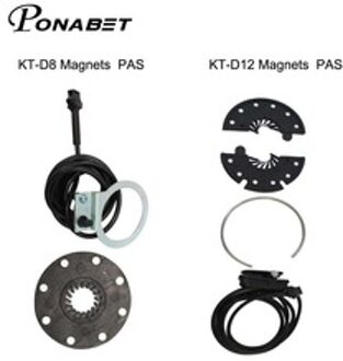 Elektrische Fiets Pedaal E bike PAS Trapondersteuning Sensor KT 8 12 Magneten Ebike Onderdelen Connector KT KT-12 Magnets
