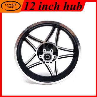Elektrische Fiets Voorwiel Hub 12 Inch 12 1/2X2 1/4 Velg Hub 12X2.125 aluminiumlegering Elektrische Scooter Voorwiel