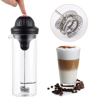 Elektrische Foamer Krachtige Volautomatische Melkopschuimer Kruik Voor Warm Of Koud Vloeibare Koffie Schuim Maker Met Dubbele Mengen Hoofden