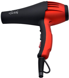Elektrische Föhn Blower voor kapper Professionele Haardrogers Salon Föhn 2400 w rood met EU plug
