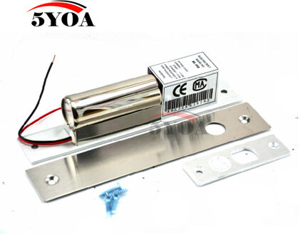 Elektrische Grendelslot 2-Lijnen Dc 12V Rvs Heavy-Duty Fail-Safe Deur Access control Security