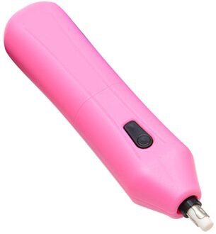 Elektrische Gum Batterij Operated Auto Gummen Rubber Voor Kunstenaar Tekening Schilderen Elektrische Gum Schetsen Tekenmaterialen Roze