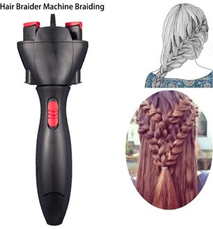 Elektrische Haar Styling Tool Automatische Gebreide Apparaat Haar Braider Styling Twee Strengen Twist Vlecht Maker Haar Diy