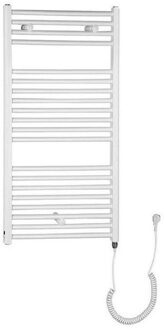 Elektrische Handdoekradiator Sapho Recht 45x97 cm 415W Wit