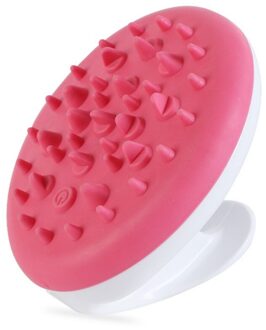 Elektrische Hele Lichaam Meridiaan Massage Borstel Antislip Handvat Multifunctionele Gezondheid Baggeren Instrument rood