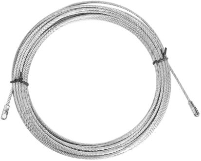 Elektrische Kabel Vis Tape Draad Leiding Duct Staal Sterke Taaiheid Elektrische Draagbare Kabel Puller Wiel Duwen Tool 15m A