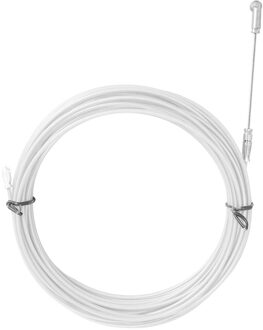 Elektrische Kabel Vis Tape Draad Leiding Duct Staal Sterke Taaiheid Elektrische Draagbare Kabel Puller Wiel Duwen Tool 15m B