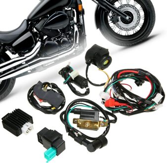 Elektrische Kabelboom CDI Coil Assemblage Motorfiets ontsteking apparaat voor 50-110CC ATV Quad Dirt Bike ATV Dune Buggy Motorfiets