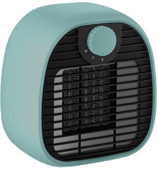 Elektrische Kachel 1000W Draagbare Mini Desktop Warme Heater Fan Winter Warm Voor Car Home Office Keramische Snelle Warmte Handige super Quiet groen / EU plug