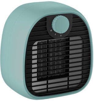Elektrische Kachel 1000W Draagbare Mini Desktop Warme Heater Fan Winter Warm Voor Car Home Office Keramische Snelle Warmte Handige super Quiet groen / UK plug