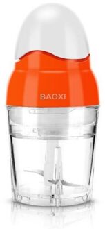 Elektrische Keuken Chopper Knoflook Stamper Vleesmolen Voedsel Knoflook Groente Chopper Crusher Usb Oplaadbare Vlees Slijpmachines oranje