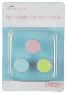 Elektrische Kids Baby Nail Trimmer Manicure Pedicure Clippers Cutter Schaar Care Set EM-1 blauw