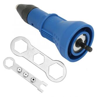 Elektrische Klinknagel Adapter Klinkgereedschap Kit Klinken Boor Insert Adapter 2.4 ~ 4.8mm