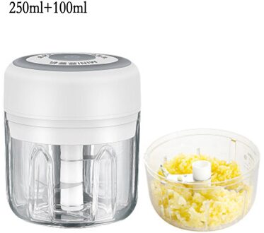 Elektrische Knoflook Stamper Stevig Duurzaam Mini Crusher Chopper Usb Opladen Voor Verpletterd Knoflook Geplet Gember Gemalen Verse Chili C 250ml 100ml
