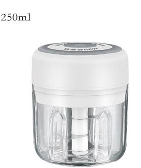 Elektrische Knoflook Stamper Stevig Duurzaam Mini Crusher Chopper Usb Opladen Voor Verpletterd Knoflook Geplet Gember Gemalen Verse Chili C 250ml